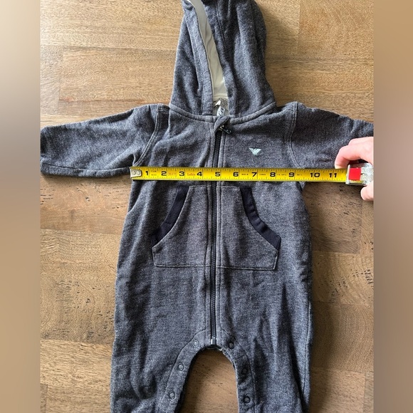 Authentic Armani Baby Full Zip One Piece Size 6M - Picture 5 of 7